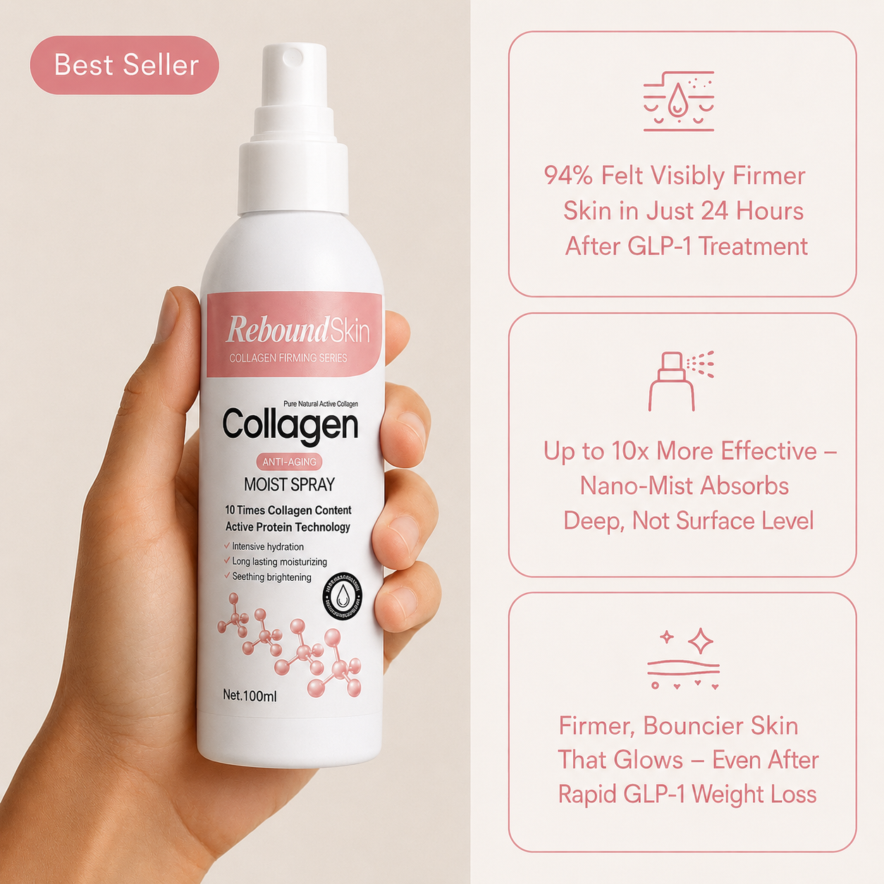 ReboundSkin Firming Collagen Spray
